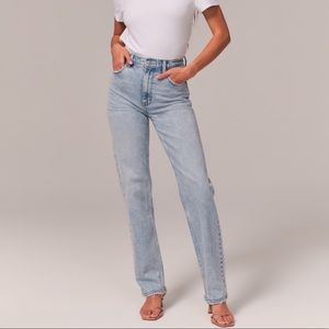 Abercrombie Ultra High Rise Straight Jeans